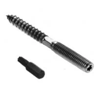 Шуруп с двойной резьбой, M8, 200х10 мм