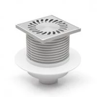 Двухкорпусный трап MCH G 420 NXL с вертикальным подключением Dn50 с сухим сифоном Neptun с фланцем