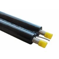 Двухпроводная система гофрированных нержавеющих трубопроводов в изоляции для гелиосистем Ду20