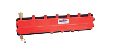 Котельний колектор сепаратор Giacomini  для груп швидкого монтажу на 3 виходи