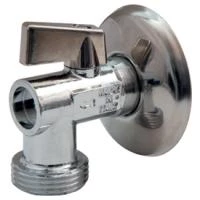 Кран кульовий для підключення сантехприладів кутовий Giacomini 1/2