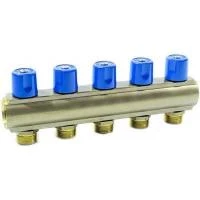 Коллектор распределительный латунный 1