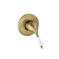 Змішувач для душу Demm Vara у ретро стилі прихованого монтажу бронзовий