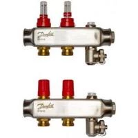 Колектор Danfoss SSM-F на 2 контури з ротаметрами