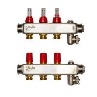 Колектор Danfoss SSM-F на 3 контури з витратомірами