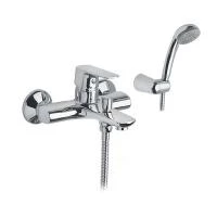 Змішувач для ванни Demm Moda з душовим шлангом і лійкою хромований