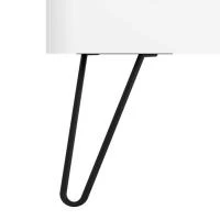 Комплект из 2-х ножек Salgar Uniiq черного цвета 23 см