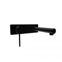 Змішувач для умивальника Demm Spike прихованого монтажу чорний