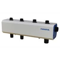 Колектор Romstal в теплоізоляції на 3 виходи з кріпленням