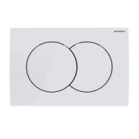 Смывная клавиша Geberit Delta01, для двойного смыва: Альпийский белый