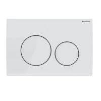 Змивна клавіша Geberit Delta20, для подвійного змиву: Альпійський білий