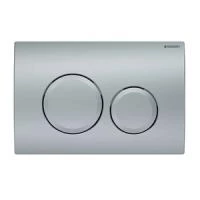 Смывная клавиша Geberit Delta20, для двойного смыва: Матовый хром