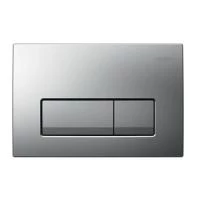 Змивна клавіша Geberit Delta50, для подвійного змиву: Матовий хром