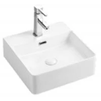 Умывальник накладной Kroner Iris 42 x 42 см белый