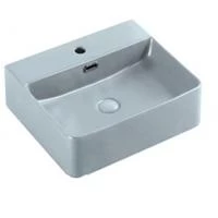 Умивальник накладний KRONER IRIS 50X42 CM Matt light grey