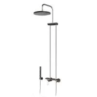 Душевая система Demm наружного монтажа 3-функциональная черная