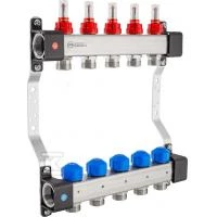 Распределитель Kan InoxFlow с вентилями для сервоприводов и расходомерами серии UFS на 12 отводов