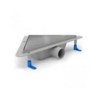 Канал водовідвідний кутовий Styron решітка Класік глянець