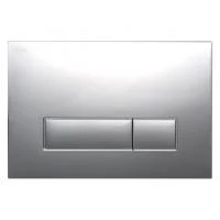 Змивна клавіша MEPA Orbit для подвійного змиву хромована