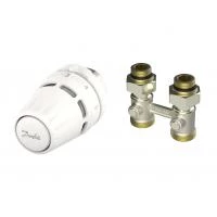 Комплект Danfoss для радіатора з нижнім підключенням M30x1.5 RLV-KB 1/2