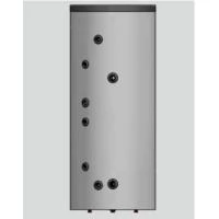 Бойлер Eldominvest 500 л для теплових насосів з двома змійовиками та вбудованим теном 9 кВт