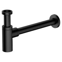 Сифон для умивальника Cersanit овальний чорний