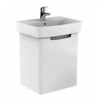 Комплект Kolo Rekord 60 умывальник + шкафчик белый глянец