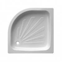 Піддон радіусний сталевий 700х700 мм