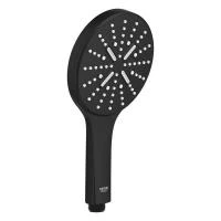 Ручний душ Grohe Rainshower Smartactive 130 чорний, 3 режими струменю