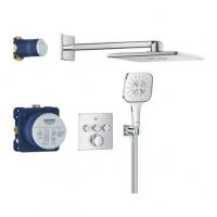 Душевой комплект скрытого монтажа Grohe SmartControl Rainshower SmartActive 310 Cube