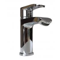 Смеситель для умывальника Kroner Flow хромированный
