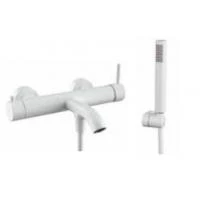 Змішувач  SIRIO на ванну з лійкою, білого кольору