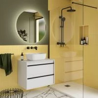 Тумба під умивальник Salgar Attila 70 см біла