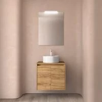 Тумба под умывальник Salgar Noja 70 см цвета африканский дуб