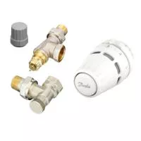 Комплект Danfoss Regus для радиатора с боковым подключением RA+RA-FN+RLV-S 1/2