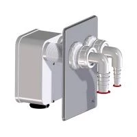 Сменная кассета к сифону HL для одновременного подключения двух стиральных или посудомоечных машин