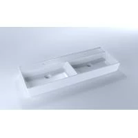 Умывальник двойной Bartin Seramik на 2 чаши 120 х 45 см керамический