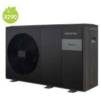 Тепловой насос воздух-вода моноблок Romstal EcoHeat 500, R290 16 кВт, 380В, ТЭН 9 кВт