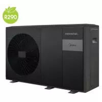 Тепловий насос повітря-вода моноблок Romstal EcoHeat 500 R290,  8 кВт 220В, ТЕН 3 кВт