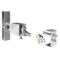 Комплект скрытого подключения под профильный стояк электрического полотенцесушителя Марио