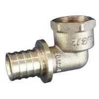 Уголок латунный Romstal с внутренней резьбой 16x3/4