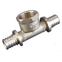 Тройник латунный Romstal с внутренней резьбой 20x1/2