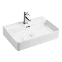 Умывальник подвесной или на столешницу Romstal Iris 59.5x43.5 см белый