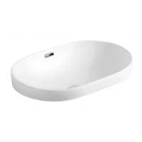 Умивальник вбудований у стільницю Romstal Lake 60.5x40.5 см білий