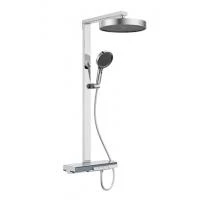 Душова система Kroner  3 режими струменю: верхній та ручний душ із LED підсвічуванням та водоспадом