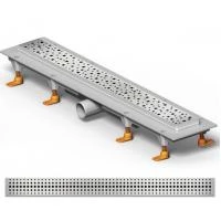 Душовий канал MCH 650 мм з полірованою решіткою Бейсік