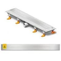 Душевой канал MCH 750 мм с полированной решеткой Классик и под плитку