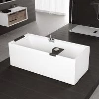 Ванна акрилова з панелю Novellini 170x70 см прямокутна біла