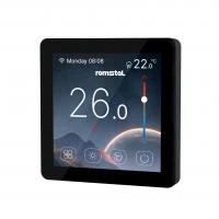 Терморегулятор програмований Romstal Ecoheat 500 HT-CS08 із кольоровим дисплеєм чорний