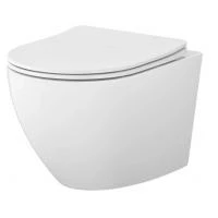 Чаша підвісного унітазу Cersanit C502 WHB DESSE з сидінням дюропластовим з функцією простого зняття